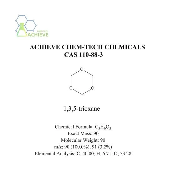CAS 110-88-3 1,3,5-Trioxane | Shaanxi BLOOM Tech Co., Ltd CAS 110-88-3 1,3,5-Trioxane | Shaanxi BLOOM Tech Co., Ltd